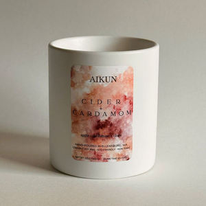 AIKUN Premium Soy Wax Fruity Scented <b>Candle</b> for Home Decor Diwali Father's Day Ceramic Jar Aromatherapy <b>Candle</b> Wholesale OEM/ODM - Product Image 3
