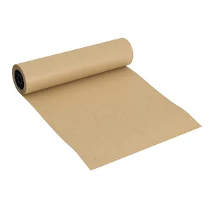 Rollo de papel Kraft marrón de reciclaje superior, revestimiento de prueba de alta calidad al precio más bajo