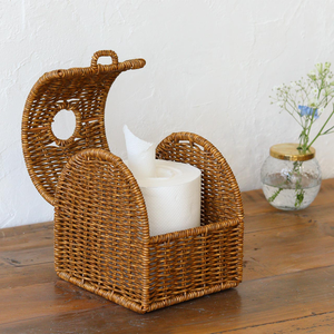 Boîte à mouchoirs en osier en forme de maison, nouveau design, boîte de rangement artisanale, écologique, décoration naturelle pour la maison et la maison, vente en gros du Vietnam - Product Image 5