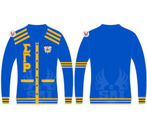 เสื้อคาร์ดิแกนอะคริลิกปักลายสำหรับผู้หญิง ซิกมา แกมมา โร ซอร์รี |   เสื้อคาร์ดิแกนอะคริลิกปักลายซิกมาแกมมาโรสำหรับผู้หญิง - Product Image 1