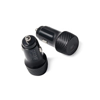 Siap Kirim Charger Mobil USB C PD 45W Desain Ringkas Port Tunggal Pengisian Cepat Universal 12V 24V
