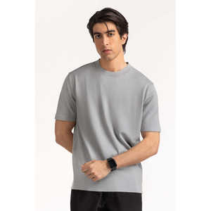 Sweater Knit T-Shirt Blank Design MN-TS-SS25-213 200g 300g Fabric Weights Compressed <b>Animated</b> Pattern T-Shirts Screen Heavy - Product Image 4