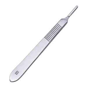 Scalpel chirurgical #10 poignée médicale stérile avec lames certifiées CE pour les procédures de chirurgie générale - Product Image 1