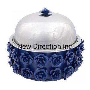 Dernière conception de finition personnalisée en acier inoxydable marmite décorative de service alimentaire casseroles marmite de service pour la vaisselle de fête de mariage - Product Image 6