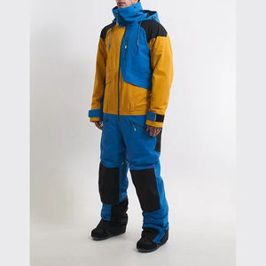 Traje de Esquí de Invierno con Capucha Personalizado para Hombre, Impermeable, Aislado, Conjunto de 2 Piezas, Overol de Snowboard, Cálido para Exteriores - Product Image 2