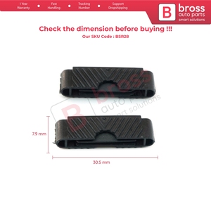 ชุดซ่อมคลิปล็อคซันรูฟ BSR28 2 ชิ้น สำหรับ 206 206+ 207 4/5 ประตู Twingo MK1 C06 841099 - Product Image 5