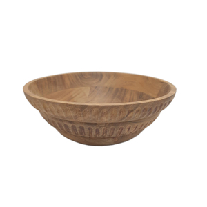 Bol de fruits de forme ronde en bois nouvellement conçu pour les ustensiles de cuisine de table bol à salade maison et hôtels nourriture et collations bols de service - Product Image 3