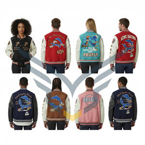 Fabricant de veste de baseball universitaire personnalisée pour hommes Vestes universitaires en laine vintage chenille avec logo brodé de haute qualité - Product Image 5