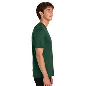 Nouveauté T-shirt en polyester pour homme Tissu léger à séchage rapide Manches courtes Vêtements de sport Haut pour homme avec logo personnalisé - Product Image 4