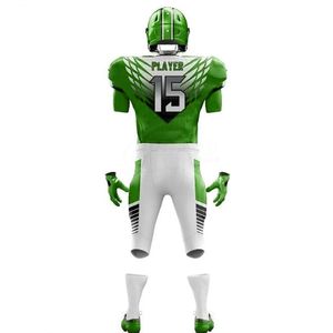 Nuevo Conjunto de Uniforme de Fútbol Americano de Moda |   Camiseta y Pantalones Sublimados |   Impresión Personalizada de Nombre y Número de Jugador - Product Image 6