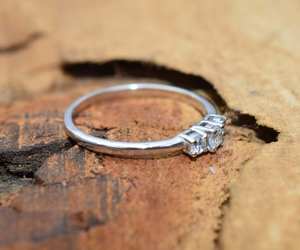 Anillo de topacio blanco, piedra preciosa de Plata de Ley 925, joyería elegante hecha a mano - Product Image 3