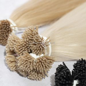 I Tip Hair Extensions de kératine Cheveux russes, Extensions de kératine de cheveux slaves naturels légers pour les coiffeurs - Product Image 4