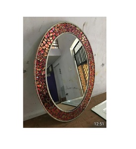 Miroir mural moderne design de qualité supérieure en bois pur miroir mural de décoration pour la maison au prix le plus bas - Product Image 3