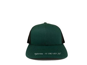 Gorra Trucker de 5 Paneles con Logotipo Personalizado, Verde Bosque, Malla Trasera, Parche Bordado, Diseña Tu Propia Gorra de Malla - Product Image 2