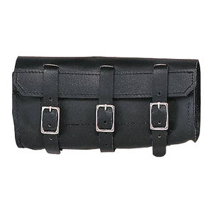 Nouvelle sacoche à outils en cuir pour moto, sacoche latérale et de selle en aluminium noir pour les voyages, complément de style pour moto - Product Image 4