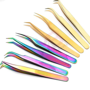 Pinzas Profesionales para Pestañas de Acero Inoxidable, Antiestáticas, Punta Fina, Logotipo Personalizado, Magma Beauty, Gran Venta 2026 - Product Image 1