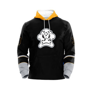 Maillots et sweats à capuche de hockey sur glace 100% coton sublimés par OEM avec logo personnalisé Design d'hiver surdimensionné - Product Image 1
