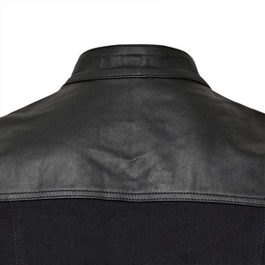 Gilet en cuir sans manches personnalisable de haute qualité, col rond, style streetwear, respirant, vêtements d'extérieur pour hommes pour l'hiver - Product Image 6