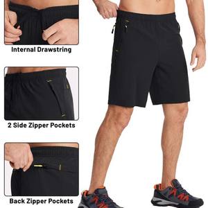 Shorts de jogging pour hommes de style nouveau, respirants, séchage rapide, polyester/coton, uni, personnalisés, de haute qualité, décontractés, pour l'été - Product Image 3