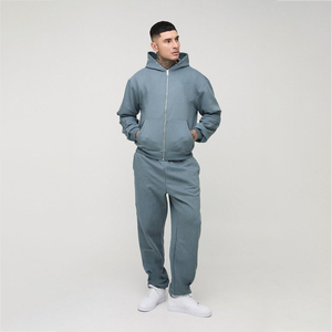 Vêtement de sport d'hiver unisexe de haute qualité, jogging en molleton de coton léger, survêtement oversize par Marfa International - Product Image 1