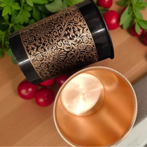 แก้วน้ำทองแดง OEM ชุดแก้วน้ำทองแดงแบบกำหนดเอง แก้วน้ำทองแดงฉลากส่วนตัว เหยือกน้ำทองแดงทันสมัย เหยือกน้ำทองแดงสุดหรู - Product Image 1