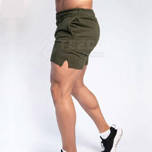 Short d'entraînement de sport à ceinture élastique à séchage rapide Short de fitness décontracté à motif solide Fabriqué au Pakistan - Product Image 3