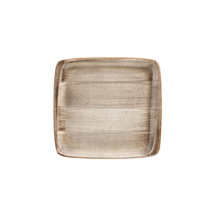 Plato Cuadrado de Porcelana Premium Moderno y Elegante de 32x30 cm para Servir en Fiestas y Cenas - Product Image 1