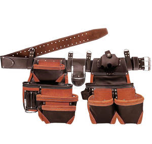 Sacs à outils en cuir de différents styles pour le travail, concevez vos propres sacs à outils en cuir, faible MOQ, fabriqués au Pakistan - Product Image 2