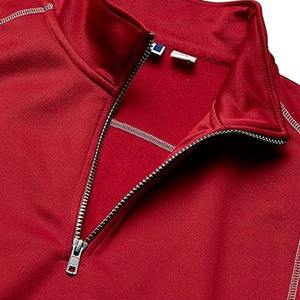 Chaquetas de hombre de alta calidad con tarifa de fábrica, sudaderas con cremallera de cuarto, chaqueta transpirable y sostenible de mezcla de algodón 100% para hombres - Product Image 2