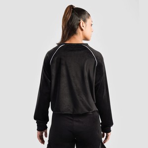 Chemise de compression décontractée pour femmes 100% coton respirante en polaire brodée sur le devant taille personnalisée XS hiver vente en gros haute qualité - Product Image 4