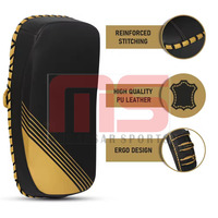 Almohadillas profesionales de cuero hechas a medida para Muay Thai, almohadillas de entrenamiento para objetivos de Kickboxing para juegos de boxeo MMA, venta al por mayor, patadas para adultos