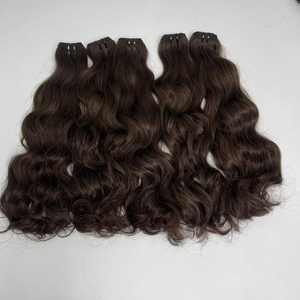 Prix de gros usine cheveux ondulés naturels trame couleur noire 100% extensions de cheveux vietnamiens de haute qualité - Product Image 6