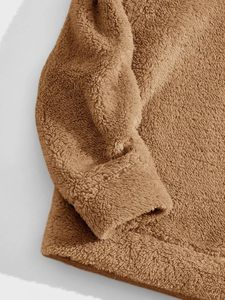 <b>Sherpa</b> <b>fleece</b> hoodies Pullover style hooded hood kangroo pockets style unisex pullovers <b>sherpa</b> <b>fleece</b> - Product Image 4