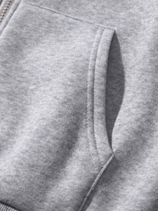 Sudaderas con Capucha Extra Grandes de Invierno con Cierre de Cremallera y Estampado Personalizado, 100% Algodón Grueso - Servicio OEM - Product Image 6