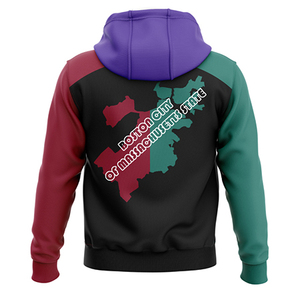 Explorez Personnalisé Full Zip 3D Digital Printed Hoodies Haute Qualité Sublimation Pullover Mens Hoodie Streetwear Fashion USA Style - Product Image 4