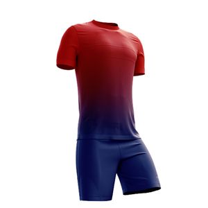 ชุดฟุตบอลโพลีเอสเตอร์สำหรับผู้ชายที่มีการพิมพ์ซับลิเมชันเต็มรูปแบบกำหนดหมายเลขชื่อและโลโก้คลับที่ออกแบบมาสำหรับการใช้งาน - Product Image 2