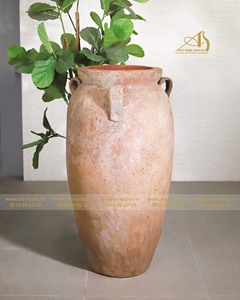 Atlantis AN546H110 Pot de fleur en céramique galvanisé moderne pour plantes d'extérieur Décoration de jardin Hôtels Usage domestique Vietnam - Product Image 5