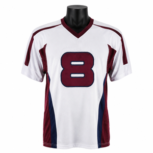 Camiseta de Fútbol Americano de Manga Corta, 100% Poliéster, Antibacteriana, Estampada, Original de Fábrica, Personalizada y de Alta Calidad - Product Image 1