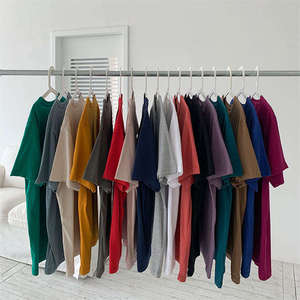 เสื้อยืดคอตตอนฟลีซสีพื้นทรงโอเวอร์ไซส์ ไซส์ใหญ่พิเศษสำหรับผู้ชาย ไซส์อเมริกา ระบายอากาศได้ดี แห้งเร็ว ผลิตตามสั่ง ผ้าหนา - Product Image 2