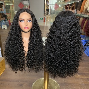 Pelucas de Cabello Humano de Lujo con Encaje Frontal 13x4, Doble Trama, Rizadas, Suaves y Amigables con la Piel, de 26 Pulgadas, Listas para Envío al por Mayor - Product Image 1