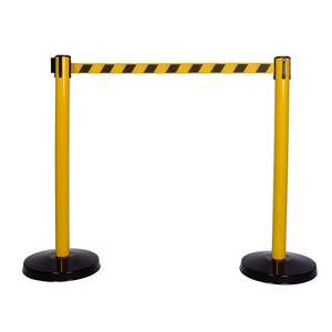 Yellow 10-Piece Directional Barrier Tape Set for Floor Marking (Caution Tape PE & PVC) - Product Image 4