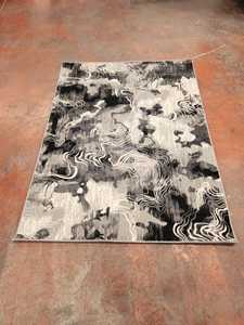 Alfombra Turca Adiva de Poliéster, Tejida en Jacquard, de Pelo Largo, Acolchada, Reversible, Lavable, Antideslizante y Resistente a las Manchas - Product Image 2
