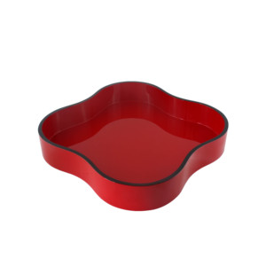 Bandeja lacada de alta calidad Bandeja para servir Bandeja versátil para comedor Artículos para el hogar y decoración Artesanía en Vietnam - Product Image 3