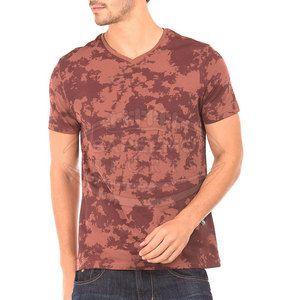 Camiseta de Manga Corta para Hombre, Cuello en V, 100% Algodón Canvas, Ecológica, de Secado Rápido, Antiarrugas, Transpirable, Ajuste Holgado, Sensación Ligera - Product Image 2