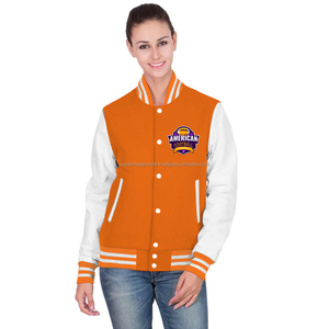 Veste universitaire en molleton personnalisée pour femme, en coton premium, style streetwear, idéale pour la personnalisation en gros - Product Image 1
