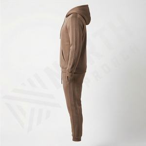 <b>Men</b> <b>Long</b> <b>Sleeve</b> <b>Thermal</b> Sports Tracksuit Winter Sweatsuit Gym Workout Breathable Plus Size Street Runners Clothing Sport Set - Product Image 3