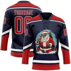 Uniforme de hockey sur glace léger brodé par sublimation 2025 – Vêtements de sport anti-UV, respirants, séchage rapide, couleurs personnalisables – Vente en gros - Product Image 1