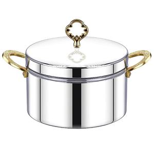 Cazuela de latón con diseño de recién llegado, estuche caliente hecho a mano, olla caliente de lujo, fiesta, hogar, Hotel, restaurante, logotipo aceptado, Occidental - Product Image 1