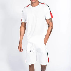 2024เซ็ตสั้นสำหรับผู้ชายคอลเลคชั่นเสื้อยืดสองชิ้นแบบสั่งทำสำหรับฤดูร้อน - Product Image 6