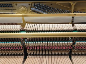Piano Vertical Yamaha U1A de Alta Calidad con Acabado Negro, Tapa de Madera Sólida, Diseño Clásico y Tacto Suave (400+ U1) - Product Image 3